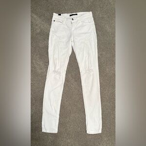 KanCan Women's White Skinny Jeans